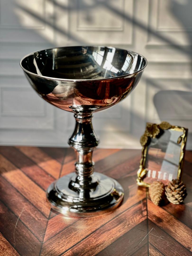 آجیل خوری پایه بلند استیل