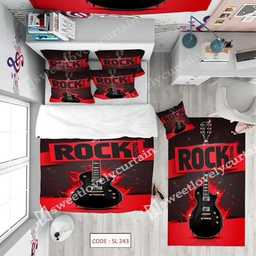 ست اتاق خواب ۲۴۳ SL طرح نوجوان گیتار راک