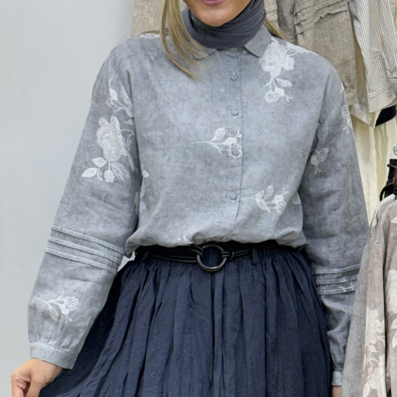 شومیز طرح سنگشور گل رز