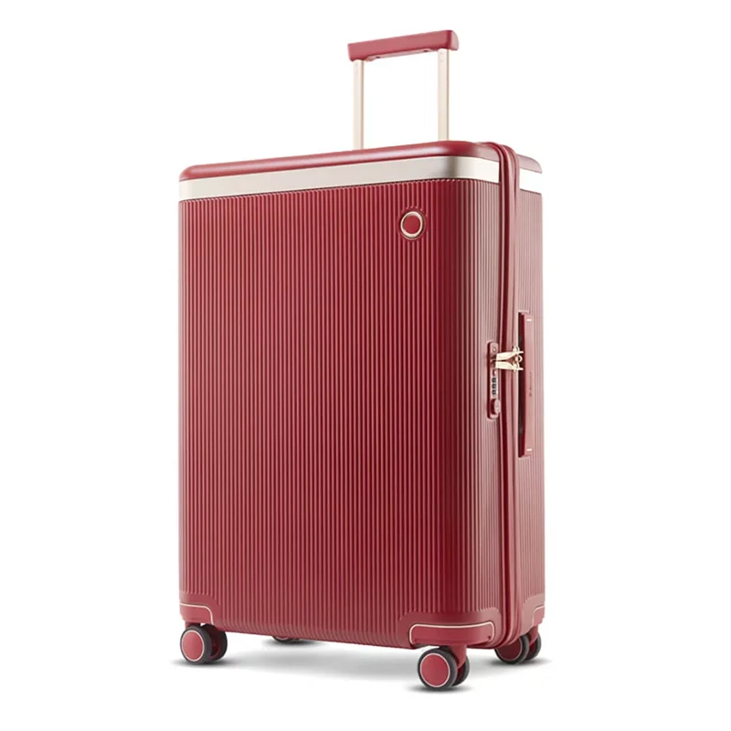 چمدان اکولاک ژاپن مدل داینستی رنگ قرمز لاوا - سایز بزرگ