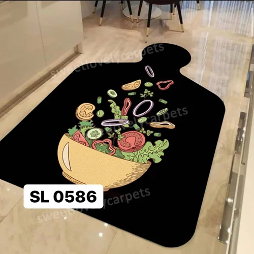 فرشینه آشپزخانه کد SL ۰۵۸۶ تخته گوشتی طرح ادویه