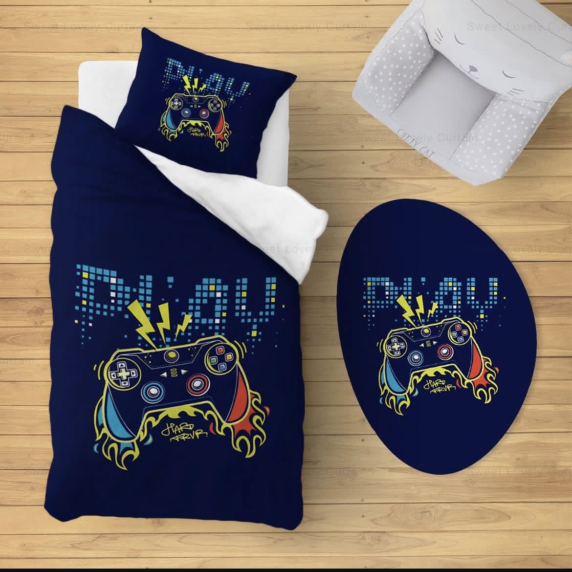 ست اتاق خواب پسرانه طرح game