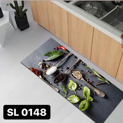 فرشینه آشپزخانه کد SL 0148 طرح ادویه سایز ۱۰۰ در ۱۴۰