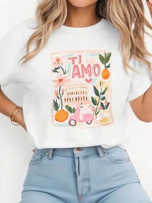 تیشرت طرح Ti amo